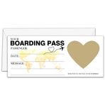 AWSICE Boarding Pass Kazı Kazan Kartı, 1 Set Kendin Yap Seyahat Biletinizi Yapın, Tatil, Noel, Düğün, Doğum Günü, Yıldönümü, Sevgililer Günü için Sürpriz Gösterme Kartı Hediyesi (8,92 cm x 20,32 cm