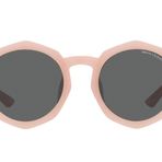 A|X ARMANI EXCHANGE Ax4132su Universal Fit Yuvarlak Güneş Gözlüğü, Parlak Opalin Pembe/Koyu Gri