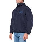 A|X ARMANI EXCHANGE Erkek Kapüşonlu Tersinir Her Yerde Logo Rüzgarlık Ceket, Gece Gökyüzü/N.sky Lett.big, M