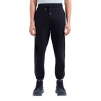 A|X ARMANI EXCHANGE Erkekler Logo Bant Fleece Jogger Pantolon Yukarı Çekin, Koyu Lacivert, L