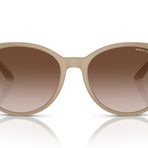 A|X ARMANI EXCHANGE Kadın Ax4140s Kedi Gözü Güneş Gözlüğü, Parlak Tundra/Gradyan Kahverengi, 55 mm