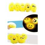 Ax Axentia Dikenli Işıklı Top Stres Giderici Uyarıcı Oyuncak Emoji Gülen Yüz El Egzersiz Topu