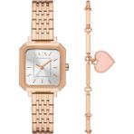AX7164SET Kadın Kol Saati ve Bileklik Seti - Rose Gold