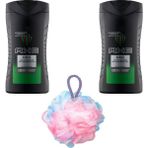 Axe Africa Duş Jeli 250ML 2li Set Banyo Lifi 3lü Set - 250 ml