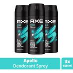 Axe Apollo 150 ML 3'lü Erkek Deodorant