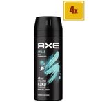 Axe Apollo 4x150 ml Erkek Deodorant