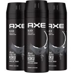 Axe Black 150 ML 3'lü Erkek Deodorant