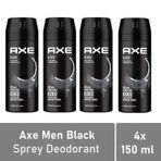 Axe Black 4x150 ml Erkek Deodorant Sprey
