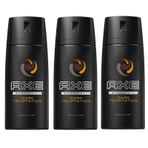 Axe Dark Temptation 150 ml 3'lü Erkek Sprey Deodorant