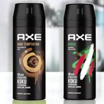 Axe Dark Temptation 150 ml + Africa 150 ml Erkek Sprey Deodorant