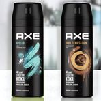 Axe Dark Temptation 150 ml + Apollo 150 ml Erkek Sprey Deodorant