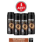 Axe Dark Temptation 4x150 ml Erkek Sprey Deodorant
