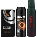Axe Dark Temptation Erkek Parfüm (100 ml) + Deodorant 150 ml + Snob Deodorant Afterdark 150 ml