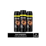 Axe Dark Temptation XL 3x200 ml Erkek Sprey Deodorant