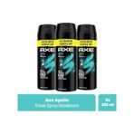 Axe Erkek Apollo Sprey Deodorant 3 x 200 ML