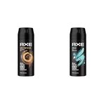 Axe Erkek Deodorant & Bodyspray Dark Temptation 48 Saat Etkileyici Koku (150 ml) ve Axe Erkek Sprey Deodorant Apollo 48 Saat Etkileyici Koku Vücut Spreyi 150 ml