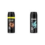 Axe Erkek Deodorant & Bodyspray Dark Temptation 48 Saat Etkileyici Koku 200 ml ve Axe Erkek Sprey Deodorant Apollo 48 Saat Etkileyici Koku Vücut Spreyi 150 ml