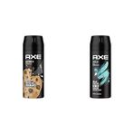 Axe Erkek Deodorant & Bodyspray Leather & Cookies 48 Saat Etkileyici Koku (150 ml) ve Axe Erkek Sprey Deodorant Apollo 48 Saat Etkileyici Koku Vücut Spreyi 150 ml