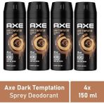 Axe Erkek Deodorant Dark Temptation 150 ml - 4'lü Avantaj Paketi