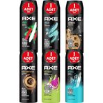 Axe Erkek Deodorant Sprey 150 Ml Ice Chill+Apollo+Africa+Dark Temptation+Epic Fresh+Leather&Cookies