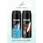 Axe Ice Chill 150 ml + Africa 150 ml Erkek Sprey Deodorant