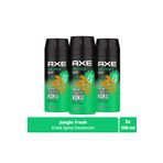 Axe Jungle Fresh 3x150 ml Erkek Sprey Deodorant