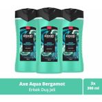 Axe Premium Collection Duş Jeli Aqua Bergamot 3 In 1 Vücut Saç Yüz 300 ml X3 - 900 ml