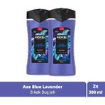 Axe Premium Collection Duş Jeli Blue Lavender Nane Amber Kokulu 3'ü 1 Arada Vücut Saç Yüz 2x300ml - 600 ml