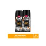 Axe Premium Collection Erkek Sprey Deodorant Black Vanilla 150 ml X2