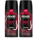 AXE Premium Collection Erkek Sprey Deodorant Cherry Spritz 150 ml (2 paketi)