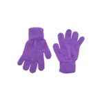 AXE SPORTSWEAR Çocuk Kışlık Lila Yumuşak Dokulu Triko Örme Eldiven Glove