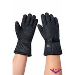 AXE SPORTSWEAR Erkek Siyah Kışlık Bilek Kısmı Tokalı Ayarlamalı İçi Yumuşak Polarlı Su Geçirmez Kayak Kar Eldiveni