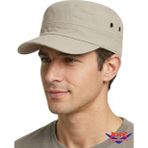 Axe Sportswear Yazlık Arkası Cırtlı Ayarlanabilir Castro Cap Kep Avcı Model Şapka - Standart - Bej