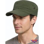 Axe Sportswear Yazlık Arkası Cırtlı Ayarlanabilir Castro Cap Kep Avcı Model Şapka - Standart - Haki