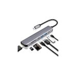 Axe Tools 7 In 1 Sd Usb Type-c Hub Hdmı Girişli Macbook Çevirici Çoklayıcı