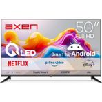 Axen AX50QFPRL-A14S 50" 126 Ekran Uydu Alıcılı Full Hd Android Smart QLED Tv - Siyah