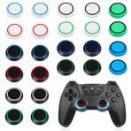 AXFEE PS5 ve PS4 Denetleyicisi ile Uyumlu 24 Adet Başparmak Tutacağı, Silikon Kaymaz Başparmak Kapağı, Joystick Denetleyici Koruması, PS5/4/XBOX ONE/XBOX 360/XBOX SERİSİ X/SWITCH PRO ile Uyumlu