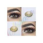 Axhara Newyork Lemon Green Yeşil Renkli Göz Kirpik Lens Yıllık