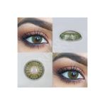 Axhara Newyork Pine Green Yeşil Renkli Göz Kirpik Lens Yıllık Ürün