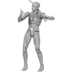 AXITWXIT Aksiyon Figürleri Body-Kun DX & Body-Chan DX PVC Figür Model Çizimi S H Figuartlar için Kutulu Sanatçılar (Gri, Erkek)