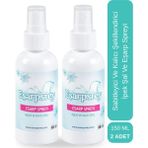 Axodine 2 Adet Ipek Şal Eşarp Spreyi 2X150 Ml Beyaz Renkli Kaymayı Önleyici Özellik