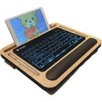 Axolotl Supply Kids Telefon ve Tablet Bölmeli Minderli Laptop Sehpası 13" Inch - Y: 8 cm D: 26 cm G: 35 cm - Siyah