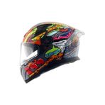 Axor Apex BHP19 Sarı Mavi Full Face Kapalı Kask - XL