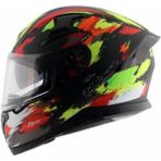 Axor Apex Racer - Dull Black Neon Yellow / Dkny - Motosiklet Kask - Siyah - Sarı - Kırmızı