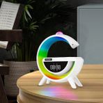 AXWER Yunuo YN-2388P LED Wıreless Chargıng Speaker Kablosuz Şarj Cihazı - Beyaz- Tek Ebat - Çok Renkli