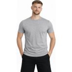 Axxel Erkek Gri Melanj Kısa Kollu T-SHIRT-D405