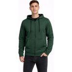 Axxel Erkek Haki 2 Iplik Fermuarlı Kapüşonlu SWEATSHIRT-W1084 - 2XL