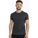 Axxel Erkek Koyu Gri Melanj Pamuk Likralı Süprem Kısa KOLLU-T-SHIRT-D230 - XL