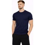 Axxel Erkek Lacivert Pamuk Likralı Süprem Kısa KOLLU-T-SHIRT-D230 - 3XL