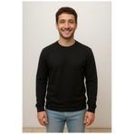 AXXEL Erkek Siyah 2 İplik Sweatshirt-W1083